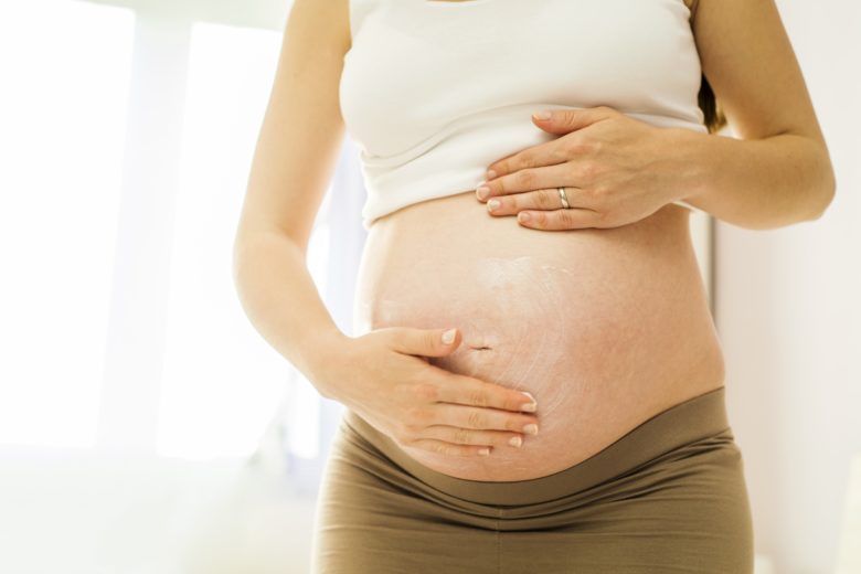 Há muitas chances de aparecerem estrias na gravidez
